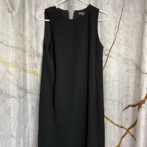 Vince black loose fitted dress